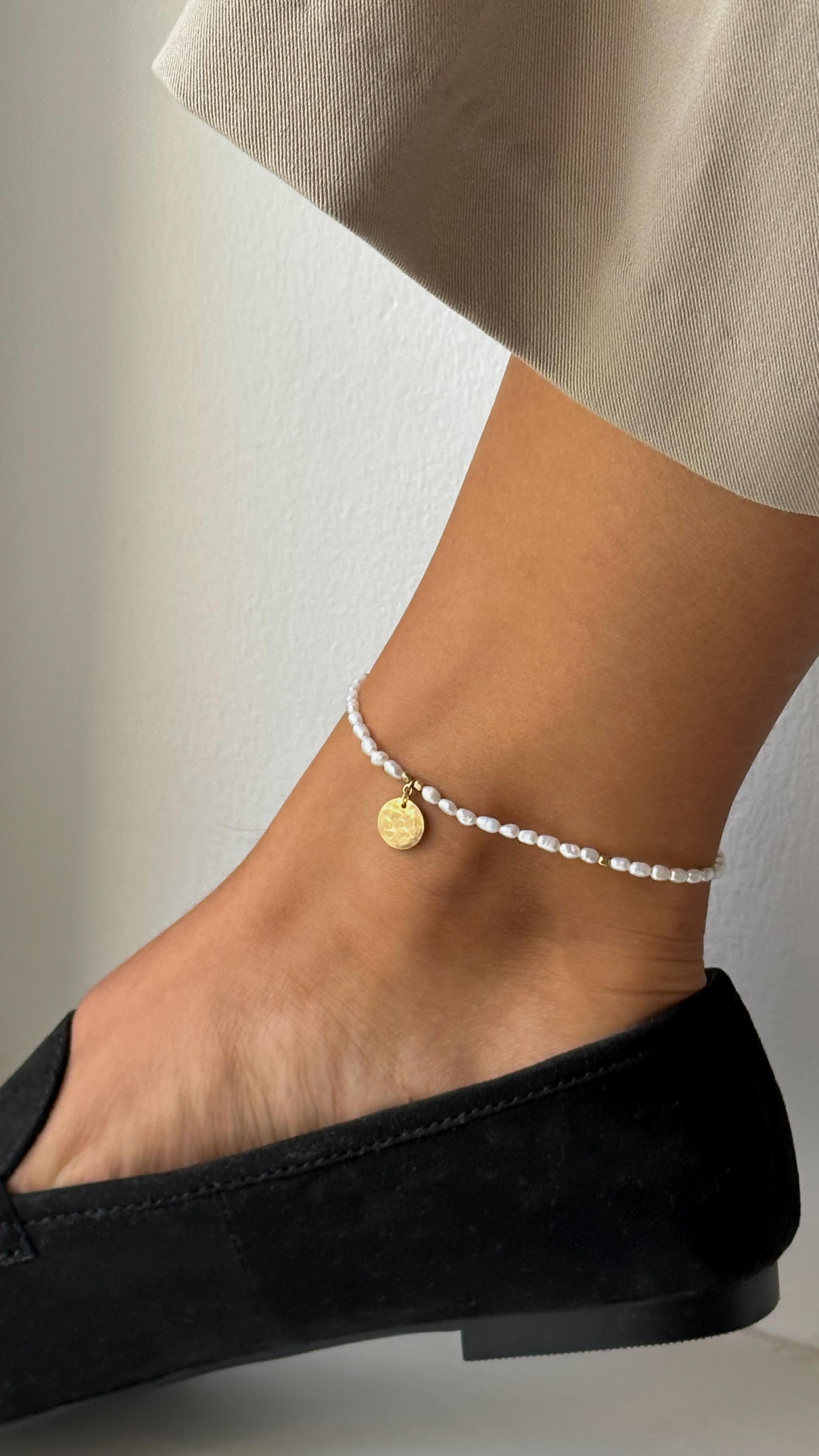 Perlenfußkette – Schicker Begleiter